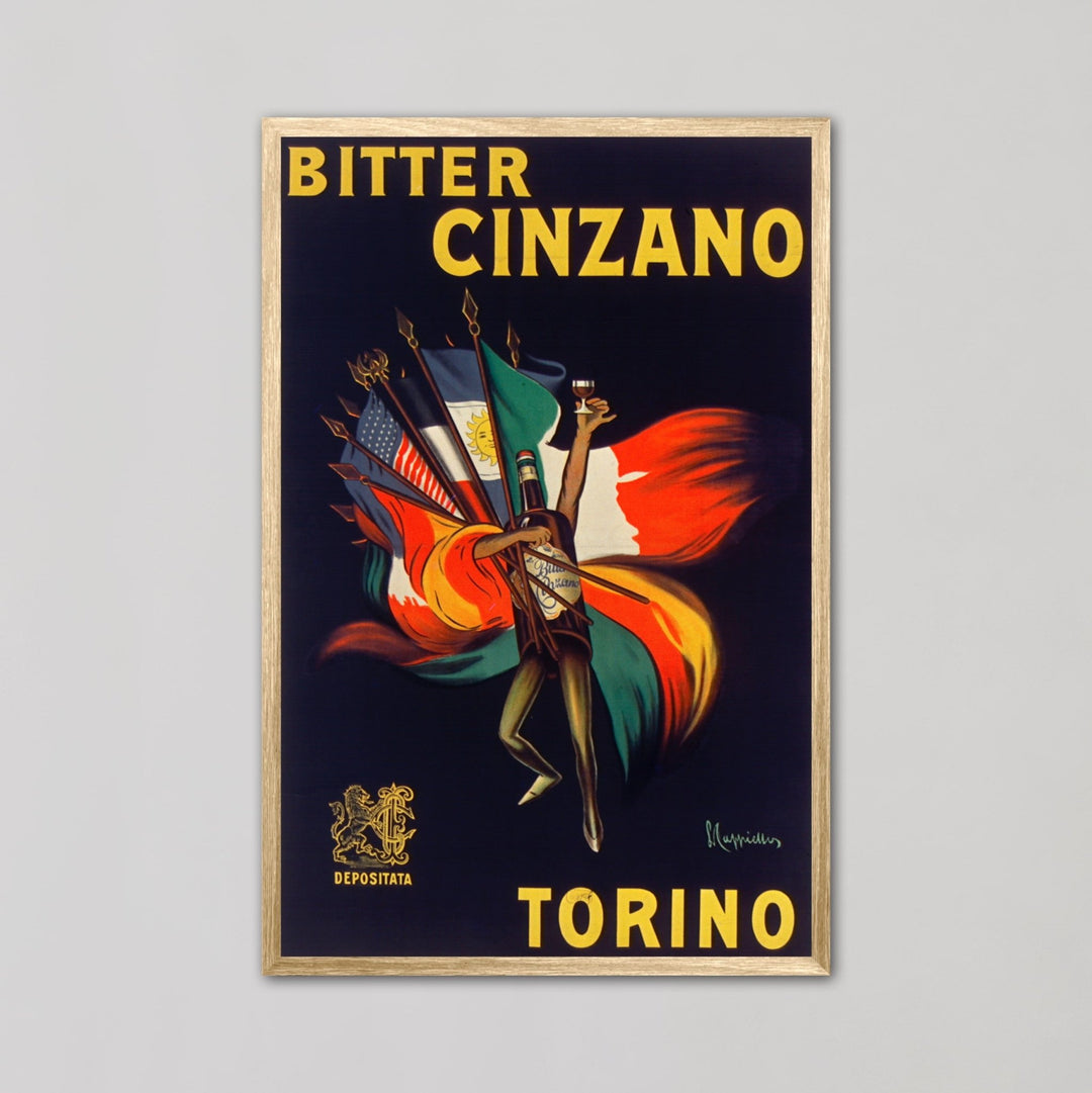 Bitter Cinzano 1912 by Leonetto Cappiello - Style My Wall