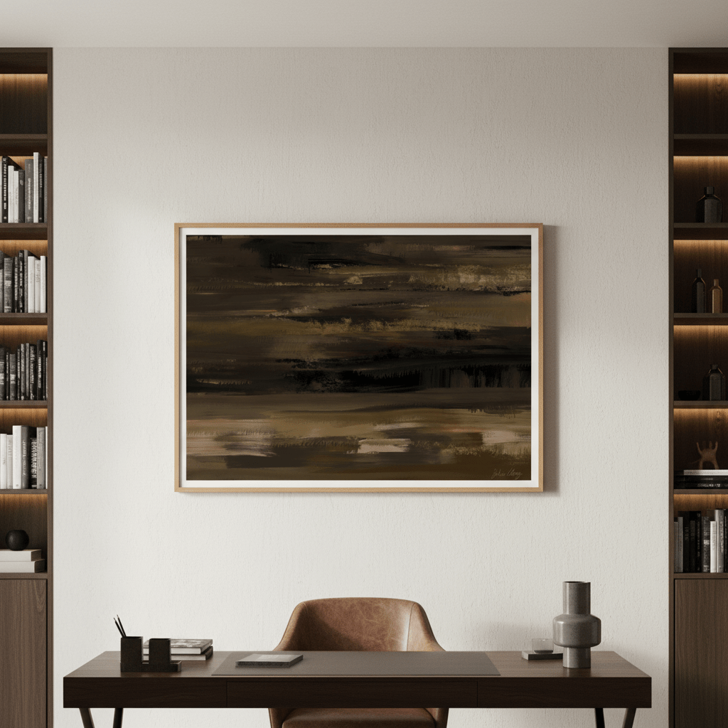 Black and Gold by Julia Cheney wall - art - picture - poster