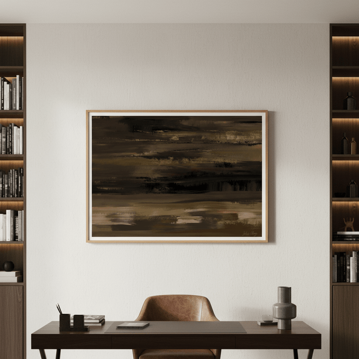 Black and Gold by Julia Cheney wall - art - picture - poster
