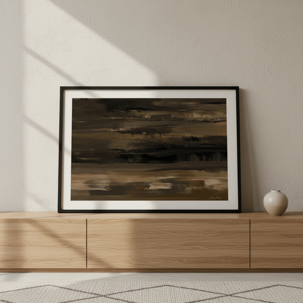 Black and Gold by Julia Cheney wall - art - picture - poster