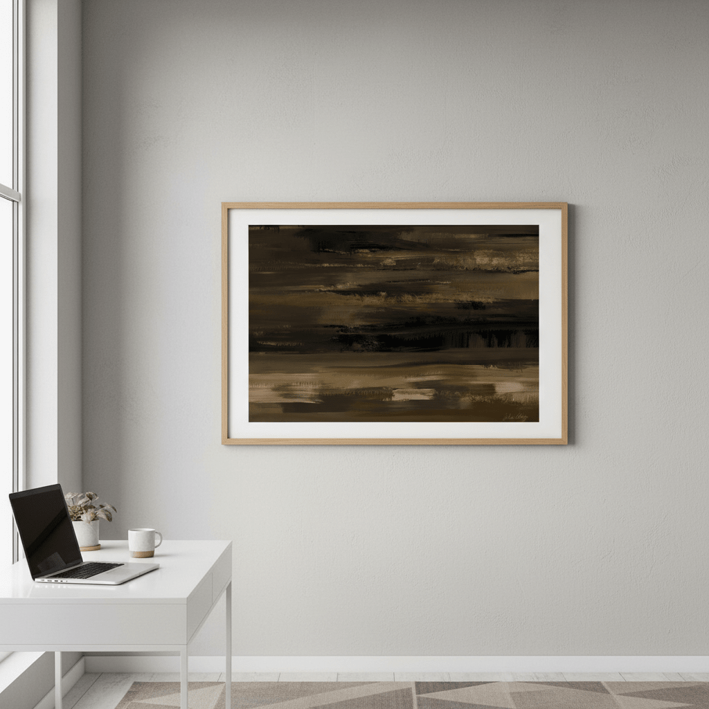 Black and Gold by Julia Cheney wall - art - picture - poster