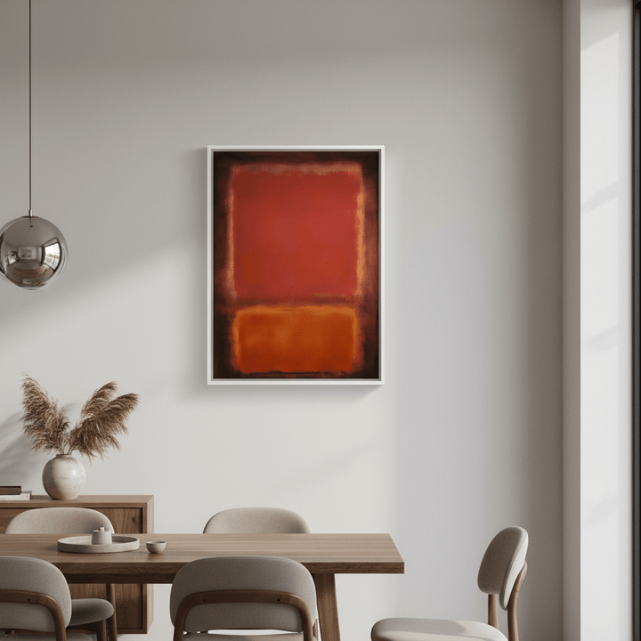 Black, Brown Wall Art Inspired by Mark Rothko wall - art - picture - poster