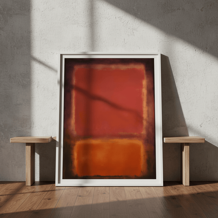 Black, Brown Wall Art Inspired by Mark Rothko wall - art - picture - poster