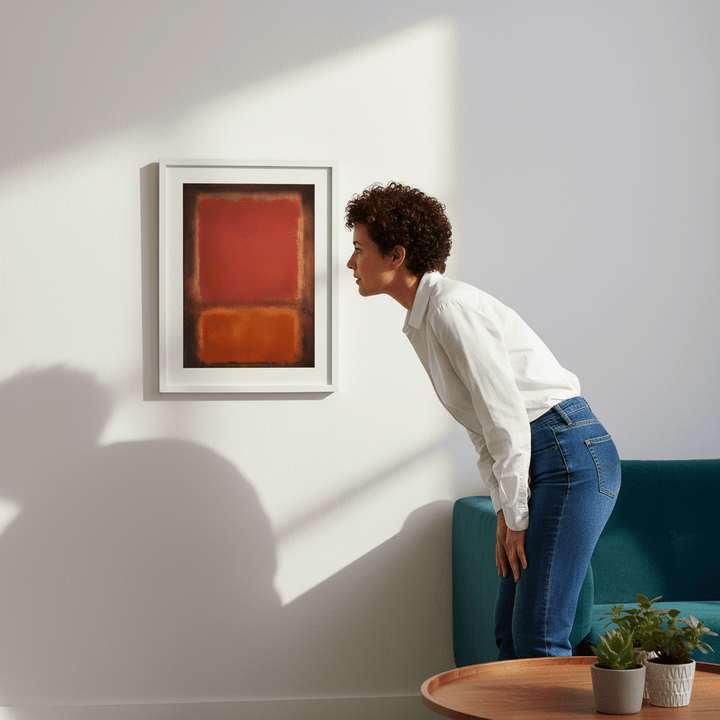 Black, Brown Wall Art Inspired by Mark Rothko wall - art - picture - poster