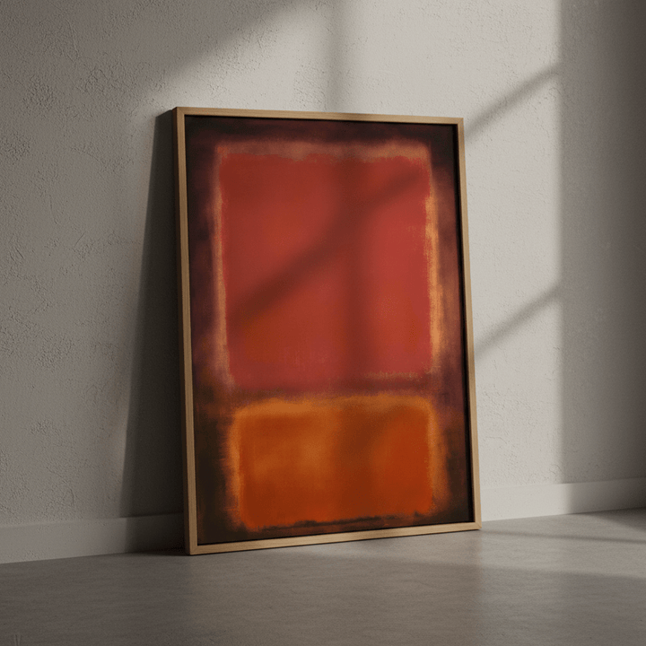 Black, Brown Wall Art Inspired by Mark Rothko wall - art - picture - poster