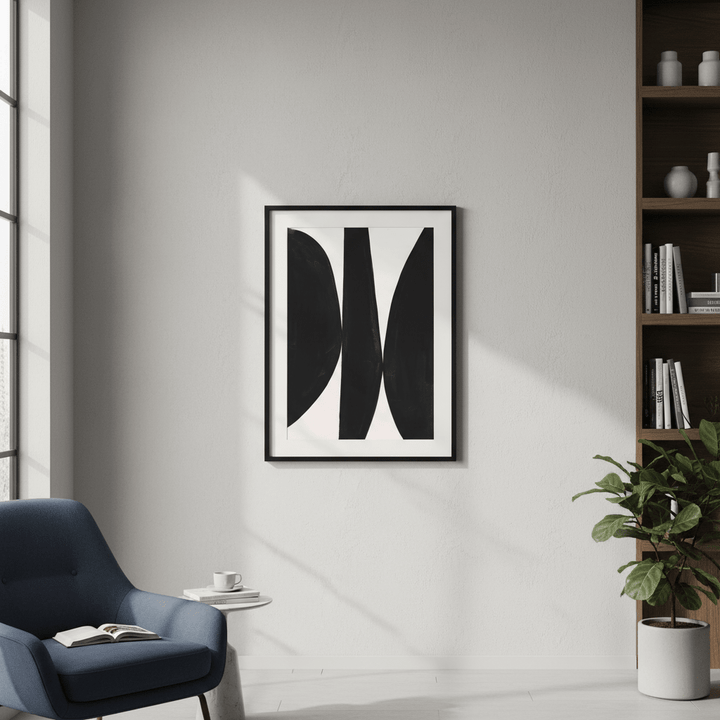 Black Composition by Berit Mongensen Lopez wall - art - picture - poster