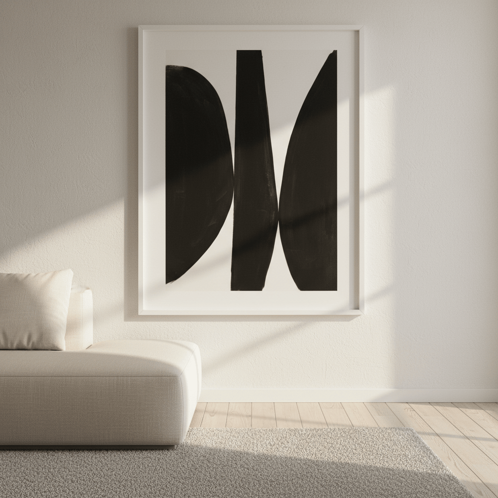 Black Composition by Berit Mongensen Lopez wall - art - picture - poster