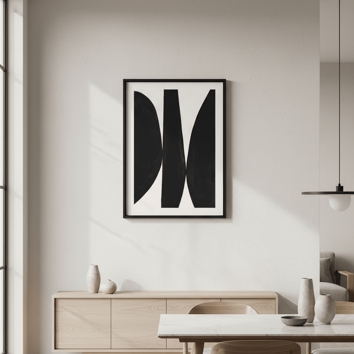 Black Composition by Berit Mongensen Lopez wall - art - picture - poster
