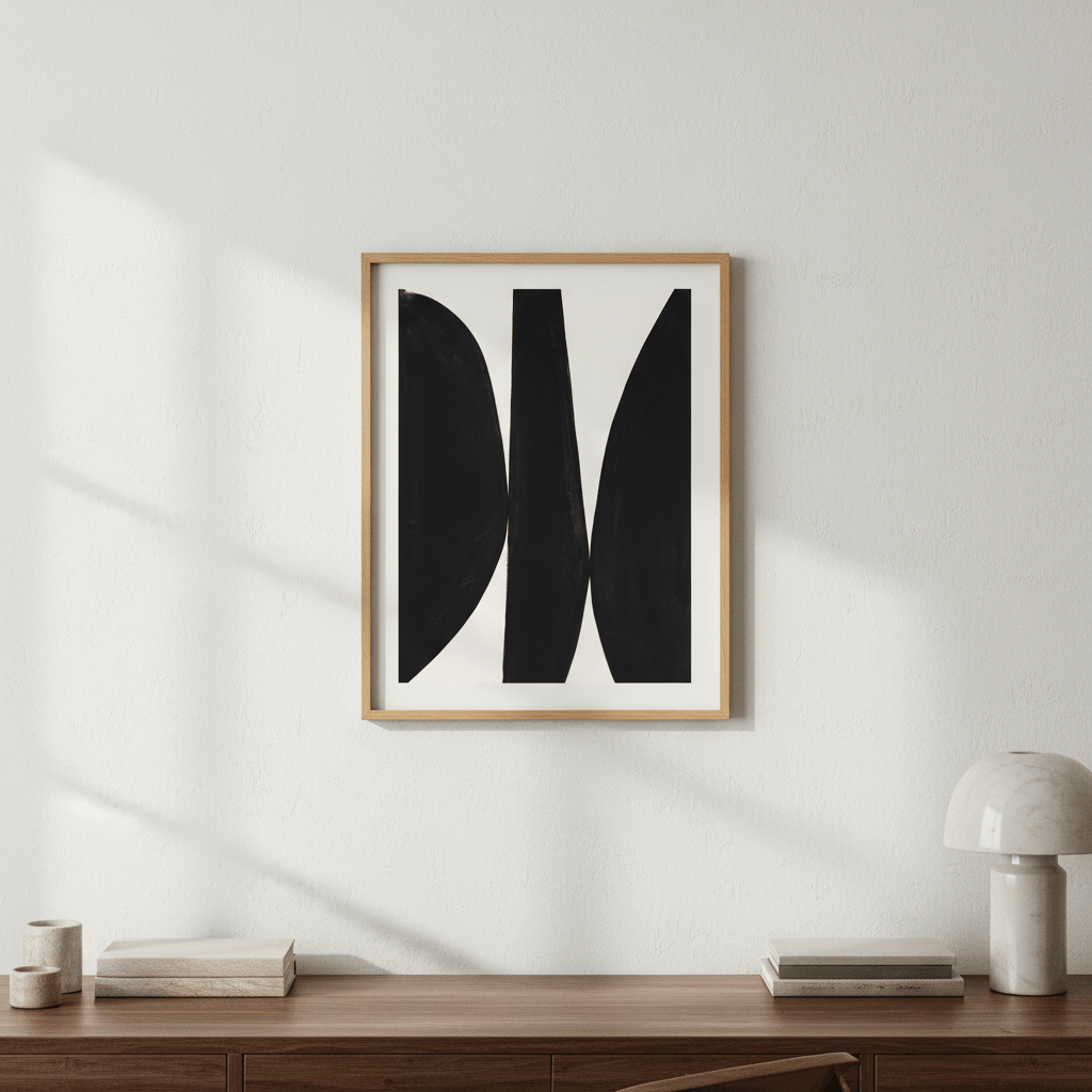 Black Composition by Berit Mongensen Lopez wall - art - picture - poster