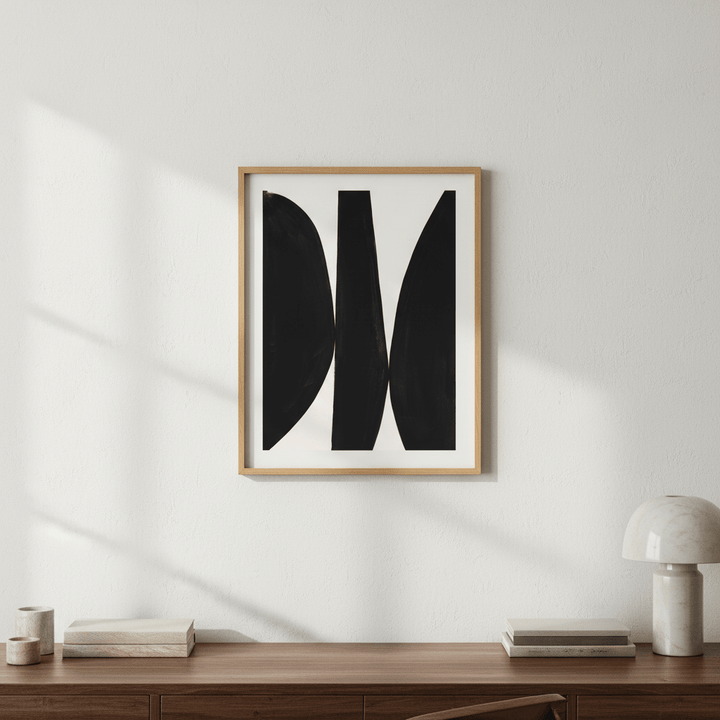 Black Composition by Berit Mongensen Lopez wall - art - picture - poster