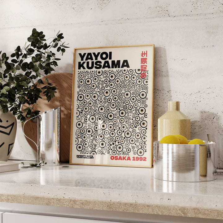 Black Infinity Dots by Yayoi Kusama - Style My Wall