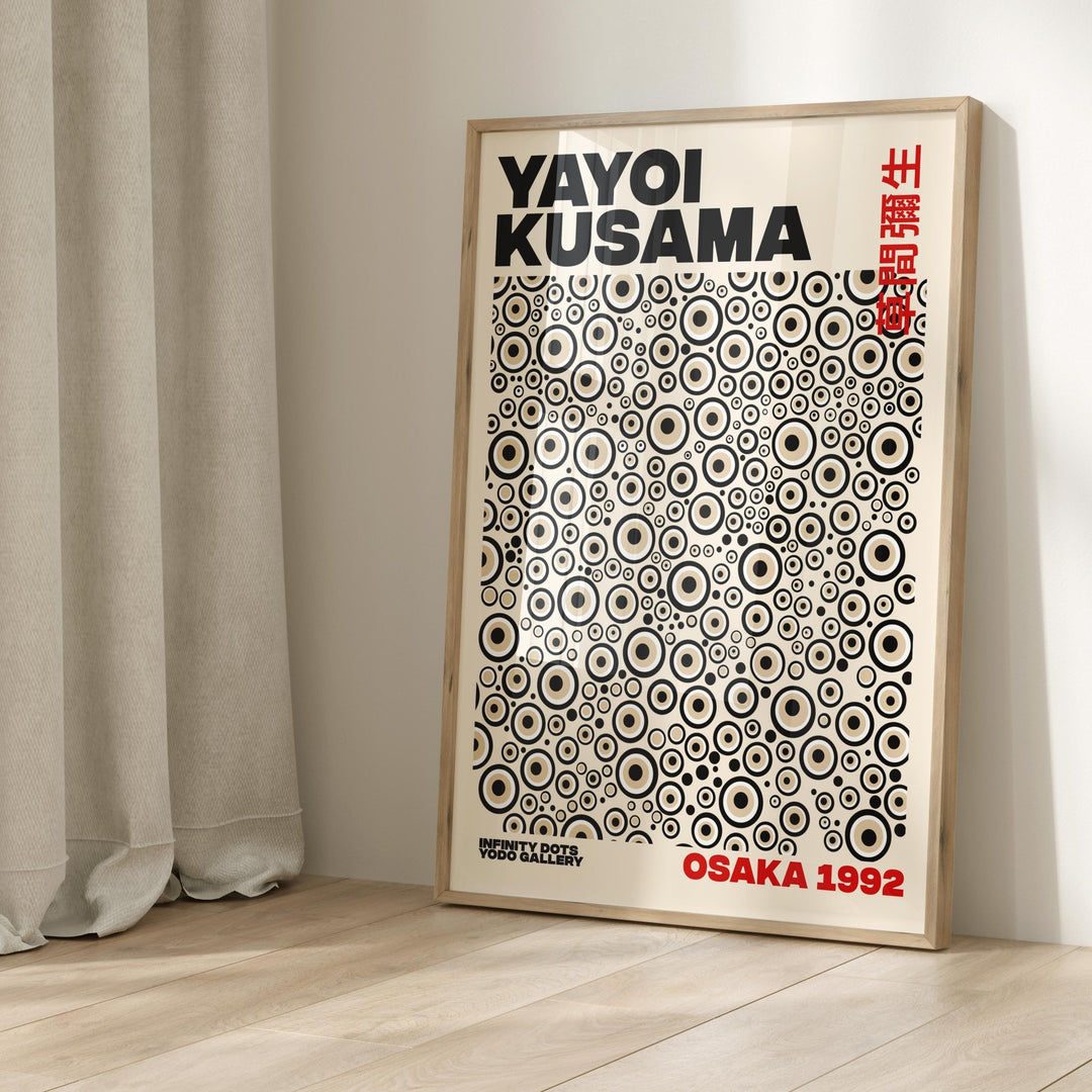 Black Infinity Dots by Yayoi Kusama - Style My Wall