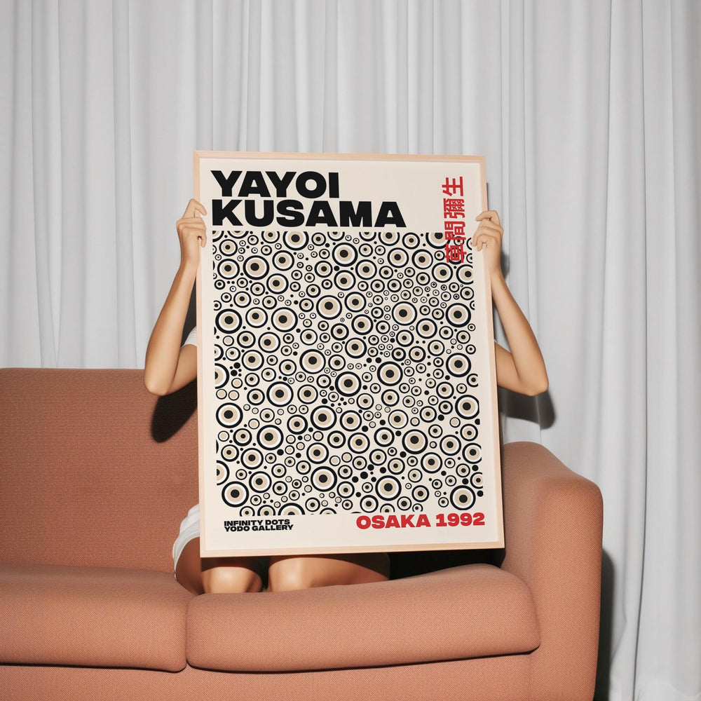 Black Infinity Dots by Yayoi Kusama - Style My Wall