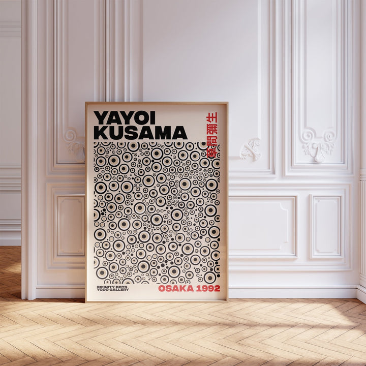 Black Infinity Dots by Yayoi Kusama - Style My Wall