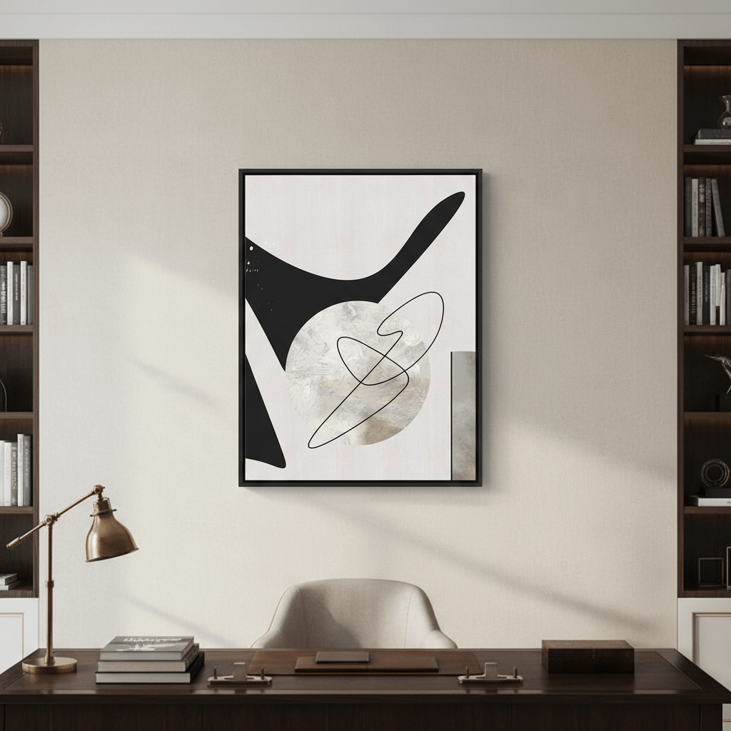 Black Shape by Rom Lammar wall - art - picture - poster