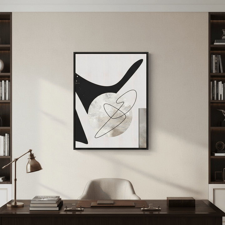 Black Shape by Rom Lammar wall - art - picture - poster