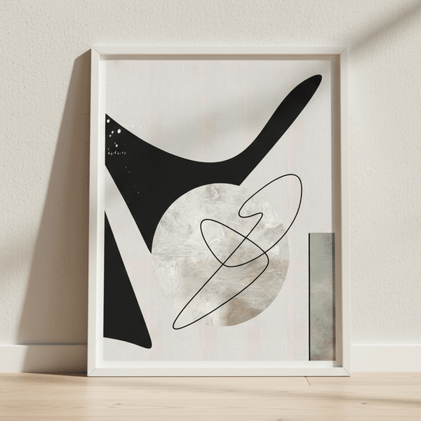 Black Shape by Rom Lammar | Art & Canvas Print