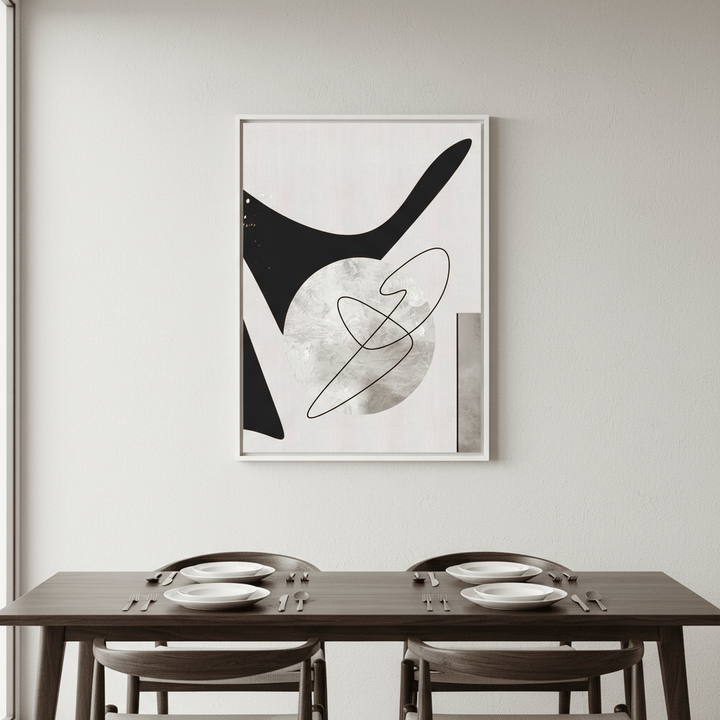 Black Shape by Rom Lammar wall - art - picture - poster