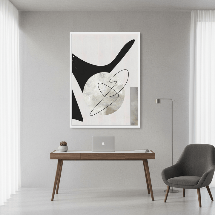 Black Shape by Rom Lammar wall - art - picture - poster