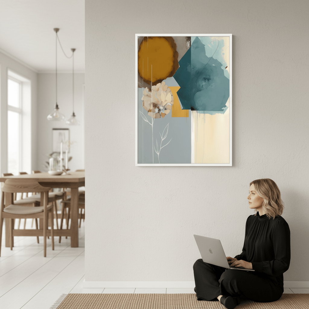 Bloom Abstraction by Bella Eve wall - art - picture - poster