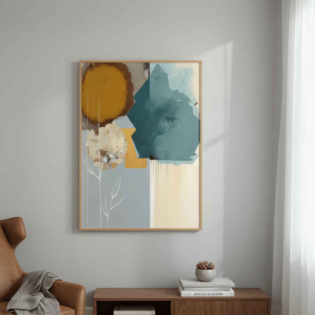 Bloom Abstraction by Bella Eve wall - art - picture - poster