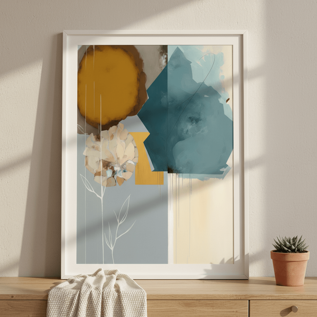 Bloom Abstraction by Bella Eve wall - art - picture - poster