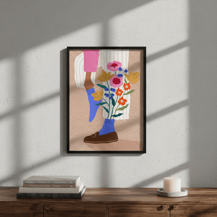 Blooming Socks by Bea Muller wall - art - picture - poster