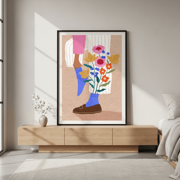 Blooming Socks by Bea Muller wall - art - picture - poster