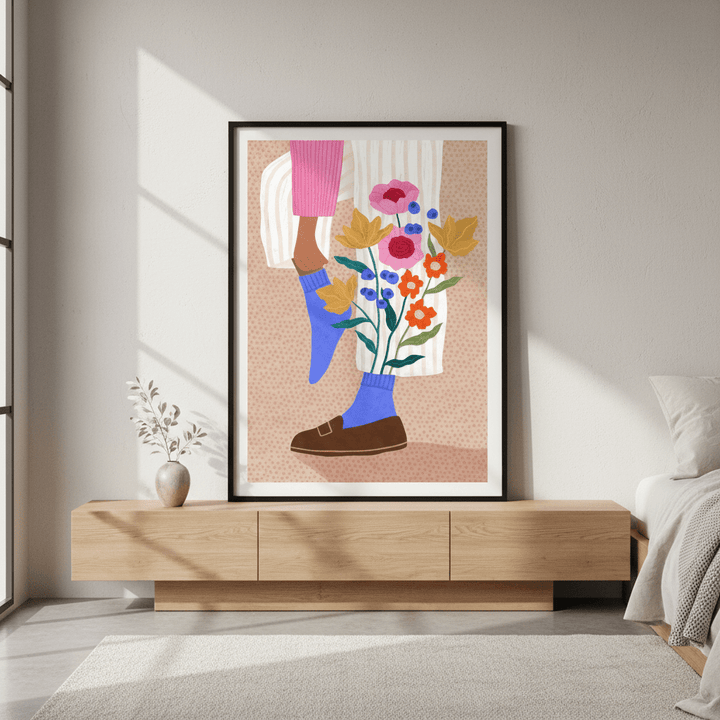 Blooming Socks by Bea Muller wall - art - picture - poster