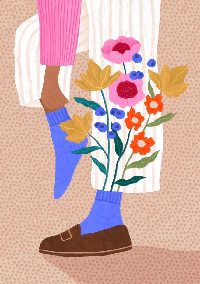 Blooming Socks by Bea Muller