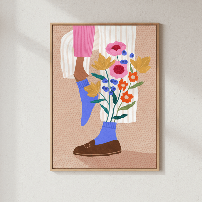 Blooming Socks by Bea Muller wall - art - picture - poster