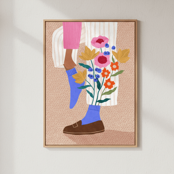 Blooming Socks by Bea Muller wall - art - picture - poster