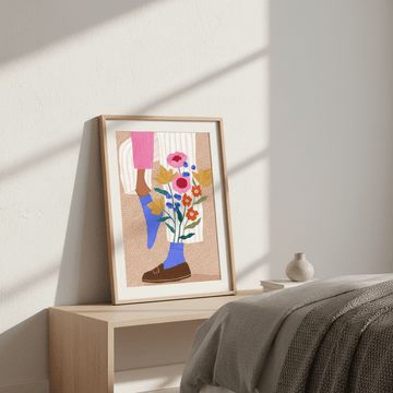 Blooming Socks by Bea Muller wall - art - picture - poster
