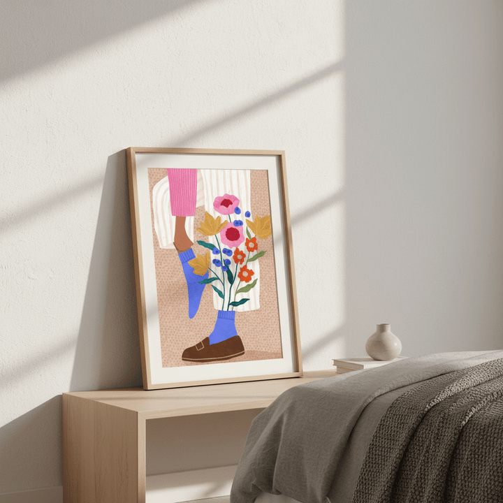 Blooming Socks by Bea Muller wall - art - picture - poster