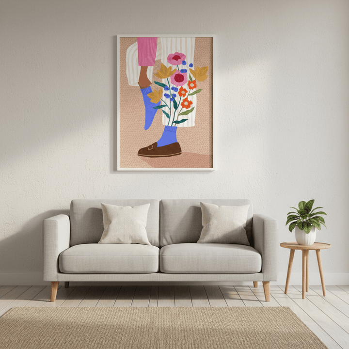 Blooming Socks by Bea Muller wall - art - picture - poster