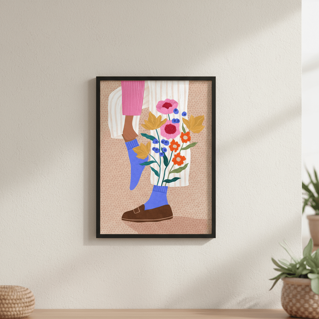 Blooming Socks by Bea Muller wall - art - picture - poster