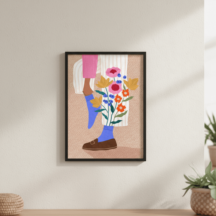 Blooming Socks by Bea Muller wall - art - picture - poster