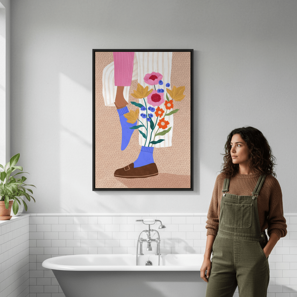 Blooming Socks by Bea Muller wall - art - picture - poster