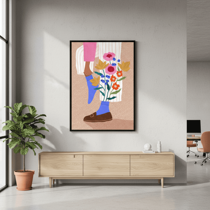 Blooming Socks by Bea Muller wall - art - picture - poster