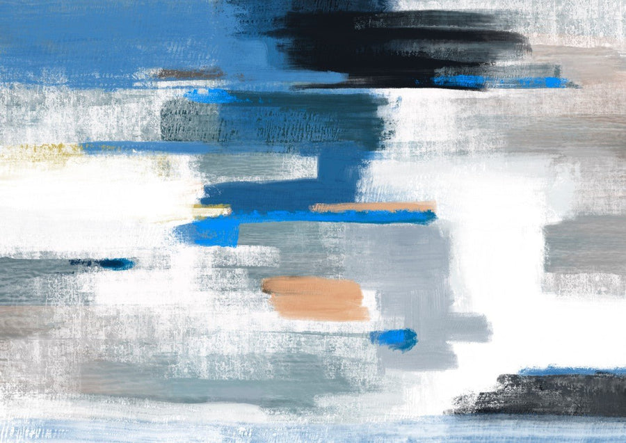Blue and Mango by Julia Cheney
