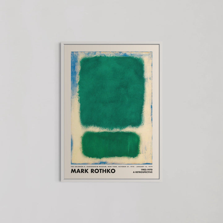 Blue, Beige And Green Abstract II Wall Art by Mark Rothko - Style My Wall