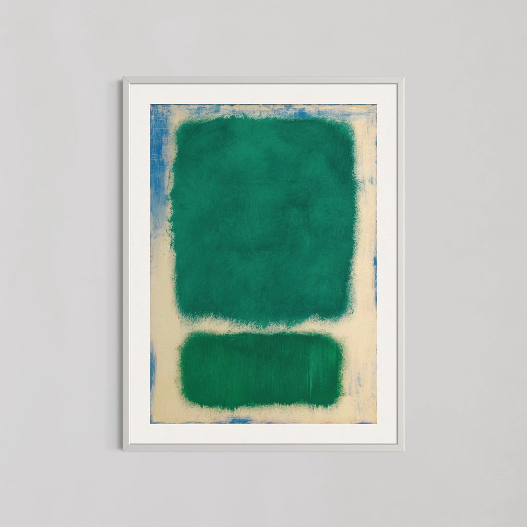 Blue, Beige And Green Abstract Wall Art by Mark Rothko - Style My Wall