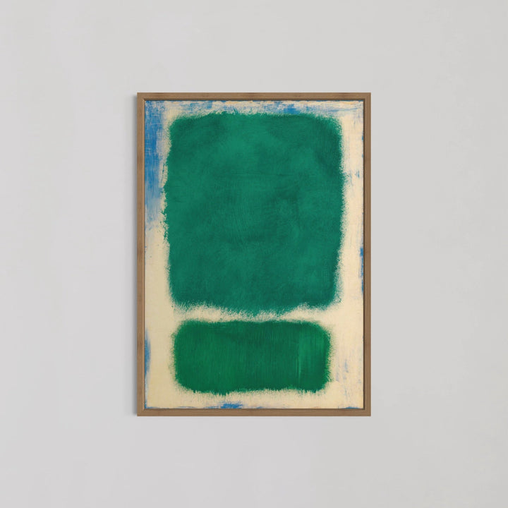 Blue, Beige And Green Abstract Wall Art by Mark Rothko - Style My Wall