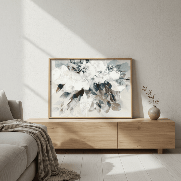 Blue Bouquet by Deer Muskeeter wall - art - picture - poster