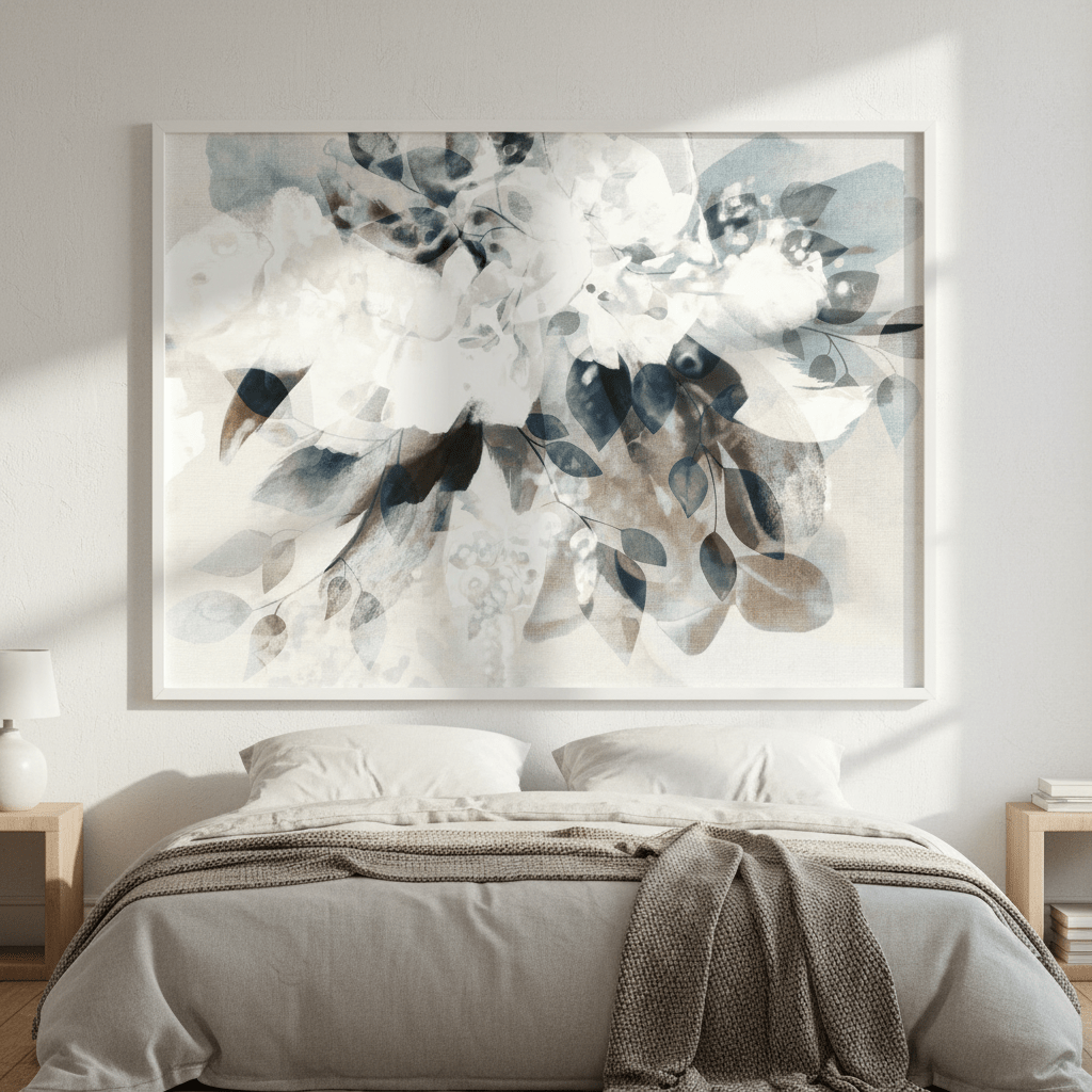 Blue Bouquet by Deer Muskeeter wall - art - picture - poster