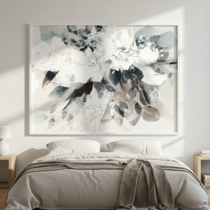 Blue Bouquet by Deer Muskeeter wall - art - picture - poster