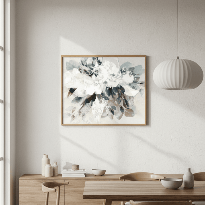 Blue Bouquet by Deer Muskeeter wall - art - picture - poster