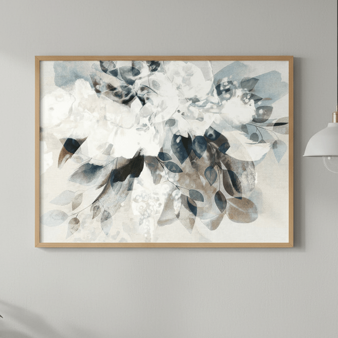 Blue Bouquet by Deer Muskeeter wall - art - picture - poster