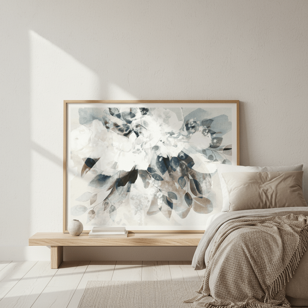 Blue Bouquet by Deer Muskeeter wall - art - picture - poster