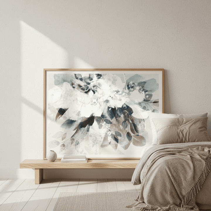 Blue Bouquet by Deer Muskeeter wall - art - picture - poster